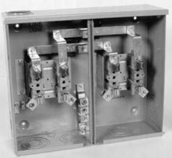 3 Gang Meter Base 200 Amp Main {200 Amp per Position