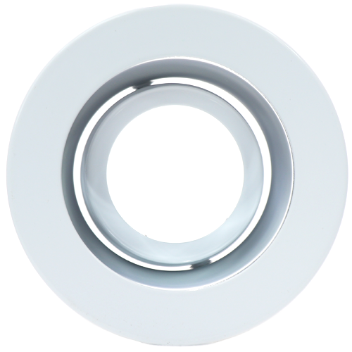 3" Alzak Chrome Reflector With White Ring