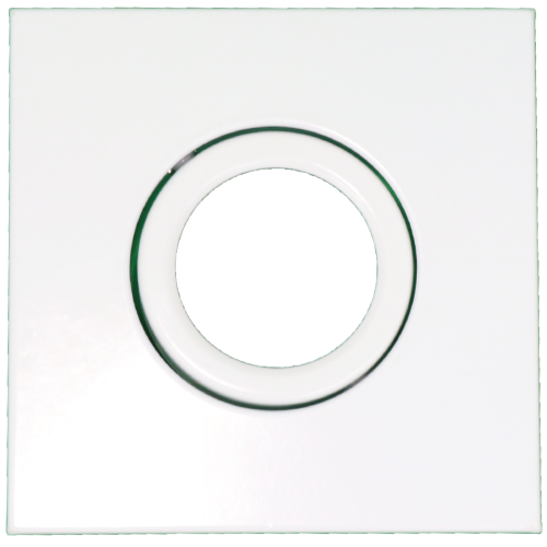 4" Square Gimble Ring For Par-20/50W White