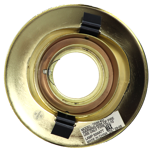 4" Gimble Ring For Par-20/50W Gold Plated