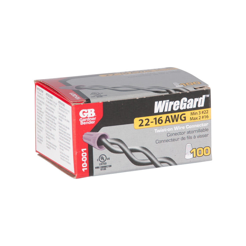 Wire Guard Connectors 100/Box Grey GB-1