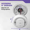 Kidde 120V Smoke & Carbon Monoxide Voice Alarm, Hardwire with AA Battery Backup