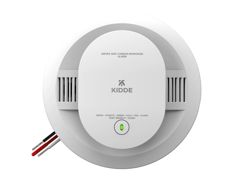 Kidde 120V Smoke & Carbon Monoxide Voice Alarm, Hardwire with AA Battery Backup