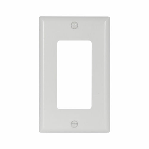 Wallplate 1G Decorator Thermoset Std WH Cooper (SWD45211) 250/BX