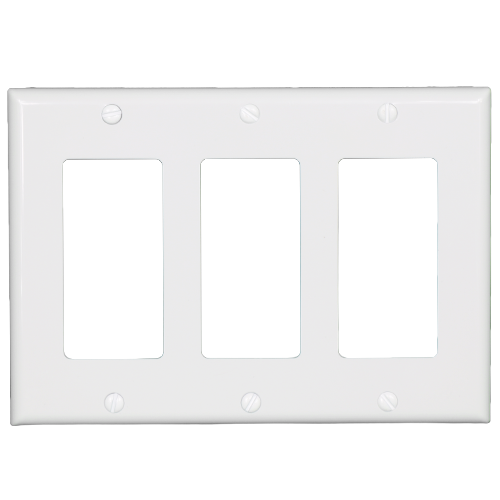 Wallplate 3G Decorator Thermoset Std WH  Cooper (SWD45231 ) 100/BX