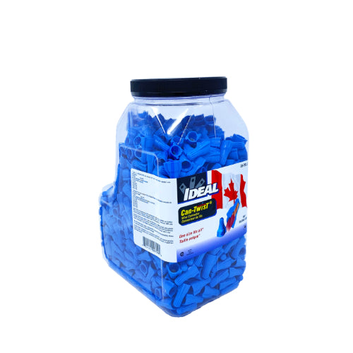 Blue Wire Nut -Cantwist {Qty 1000 pcs} Plastic Jar