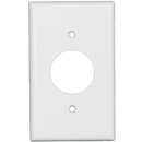 1 Gang Single Receptacle Plate with  1-13/32 Hole in center : SWD45324
