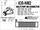 Multi-NM Cables Connector, 3/4" Knockout