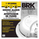 Regular smoke alarm with battery back -up