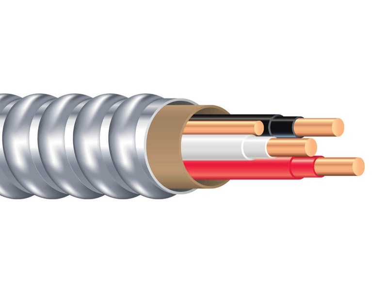 Sol Project Cable 12-3C (BX Wire) Armored Cable SOL AC90 600V 150 metres