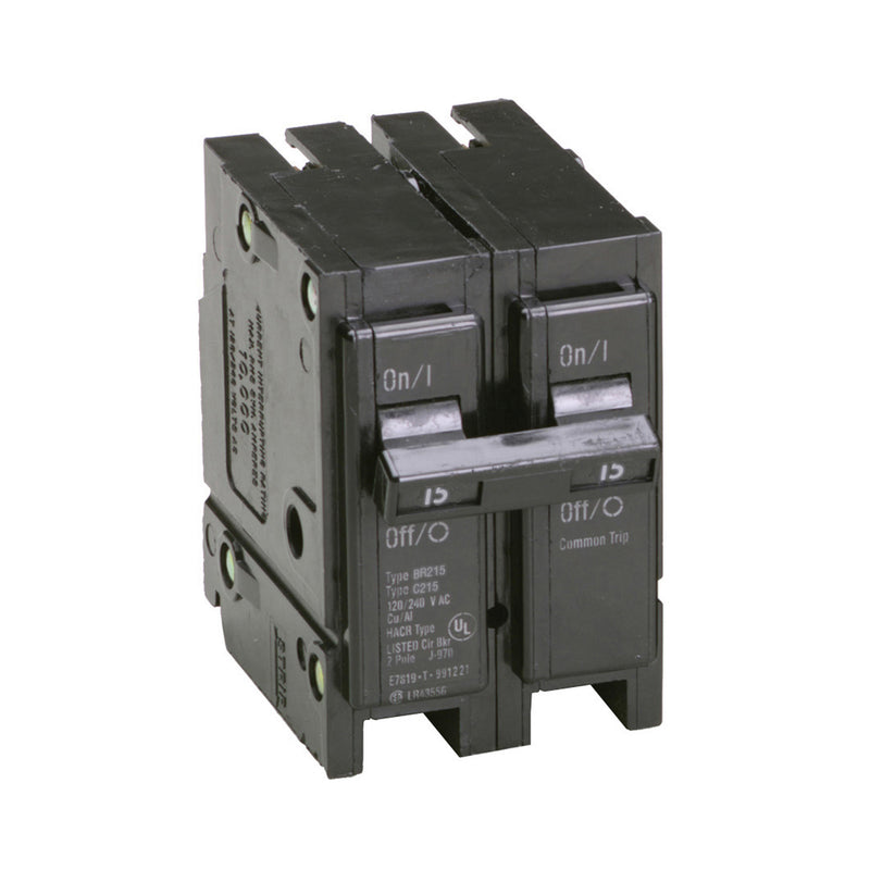 Plug-in 2P 15A Breaker | EATON