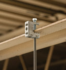 BC Beam Clamp, 1/4" Rod, 7/16" Hole, 1/2" Max Flange