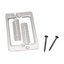 Low Voltage Mounting Plate with Screws, 1 Gang