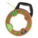 SIMpull Fish Tape 3mm 100' Non Conductive Tip, Medium Case