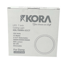 7" LED Round Ceiling Light, 3CCT, 13W, 900LM, 120V, White, Dimmable : KBL700