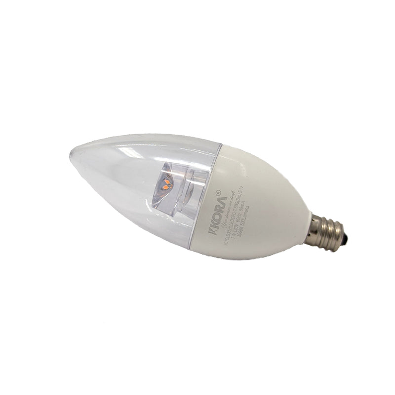 LED CTC  5W  300LM   3000K  120V   E12 Dimmable