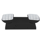 Kora Emergency Light with 2 Adjustable Heads 1.2WX2, Black, 120-347V, 120min : KEX80S-BK