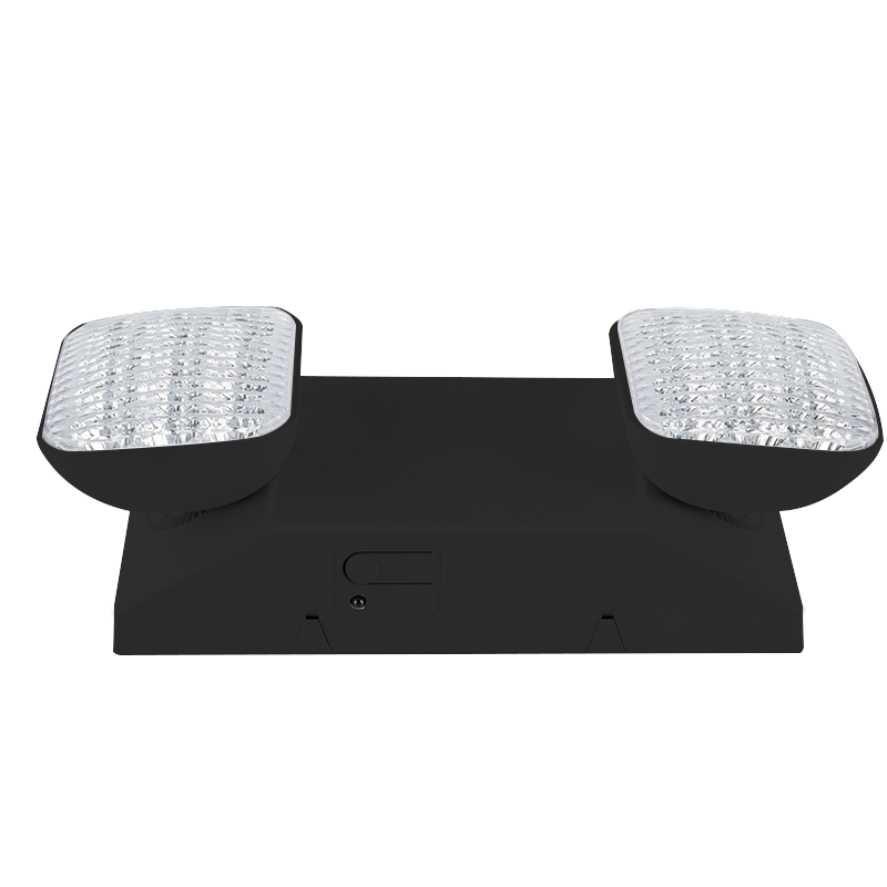 Kora Emergency Light with 2 Adjustable Heads 1.2WX2, Black, 120-347V, 120min : KEX80S-BK