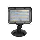 LED Flood Light, 120-277V, 50W (3 Wattage), 3CCT, BK, with knuckle and plate