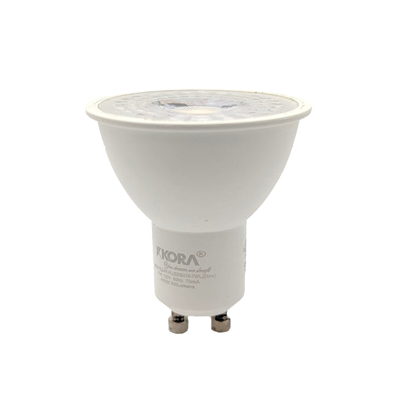 LED GU10 7W 4000K 500LM 120V Dimmable