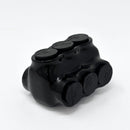 Alum Black Pre-Insulated Power Bars Double-Sided Conductor Entry,14 S Sol-2/0Str : KICD2/0-3