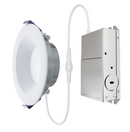 6" LED Regressed Canless Downlight 12W 5CCT 900LM CRI90 White Dimmable : KRG600PAWH-5CCT-TR