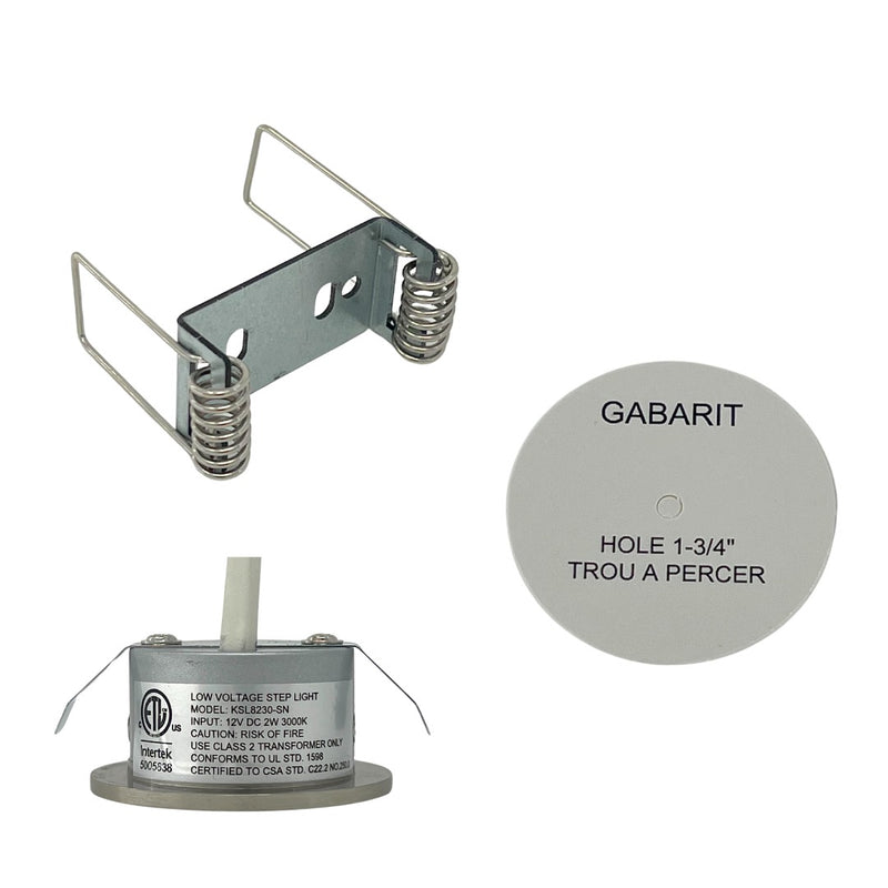 2W Step Light LED Diameter 2" Round