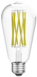 LED ST19 Filament 8.8W | 5000K | Medium Base (E26) | 120V | Dimmable, 800L