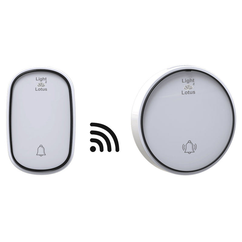 Self Powered Kinetic Doorbell Set of  Tran & Receiver Wireless & Battery less