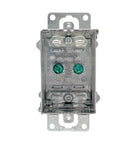 Gangable Box 3"x2"x2" with NMD Clamp,10 Cu.Inch, Recessed Ear : SMB20147