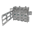 Steel Stud Two Gang Box 3" x 3 3/4" x 2 1/2", 25 Cu. Inch : SMB20191