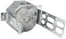 Steel Stud Octagon Box with clamps 4" x 4" x 2 1/8", 21 Cu. inch : SMB20193