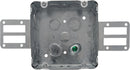 Steel Stud Junction Box With KO 4 11/16" x 4 11/16" x 2 1/8", 42 Cu. inch : SMB20197