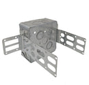 Steel Stud Junction Box With KO 4 11/16" x 4 11/16" x 2 1/8", 42 Cu. inch : SMB20197