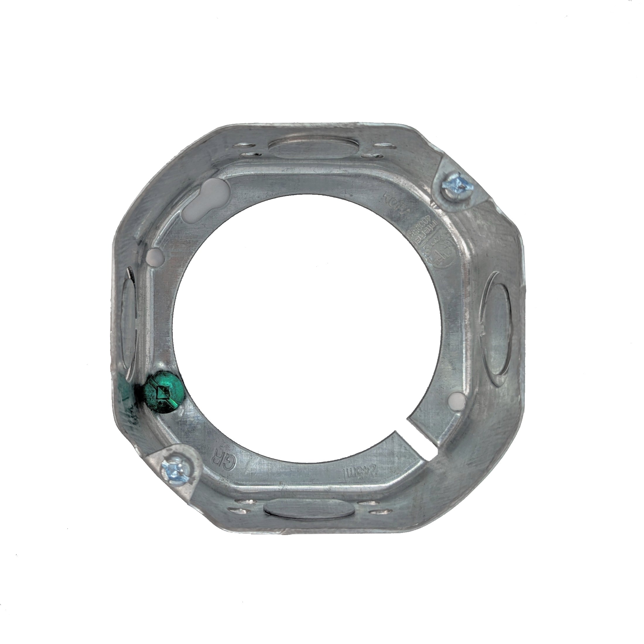 Octagon Extension Ring 4''x 4''x 1-1/2'', 21 cubic inch