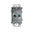 Gangable Device Box 3" x 2" x 2-1/2", 12.5 Cu.Inch, with Knockouts, Recessed Ear : SMB20309