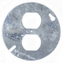 4" Flat Round Cover for Duplex Receptacle : SMP20106