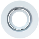 3" Alzak Chrome Reflector With White Ring