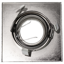 3" Square Gimble Ring For GU10 Brush Nickle