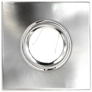 3" Square Gimble Ring For GU10 Brush Nickle