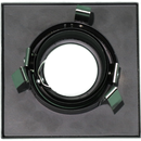 3" Square Gimble Ring For GU10 Black