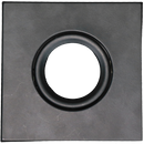 3" Square Gimble Ring For GU10 Black