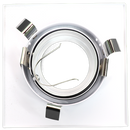 3" Square Gimble Ring For GU10 White