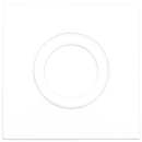 3" Square Gimble Ring For GU10 White