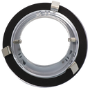 4" Alzak Chrome Reflector With White Ring