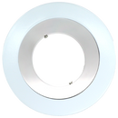 4" Alzak Chrome Reflector With White Ring