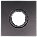 4" Square Gimble Ring For Par-20/50W Black