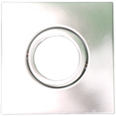 4" Square Gimble Ring For Par-20/50W Brush Nickle