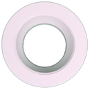 4" Baffle White Trim