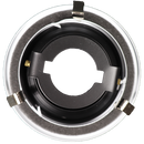 4" Baffle Black Trim With White Ring